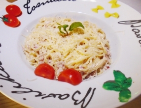  Спагетти Карбонара с соусом Пармезан